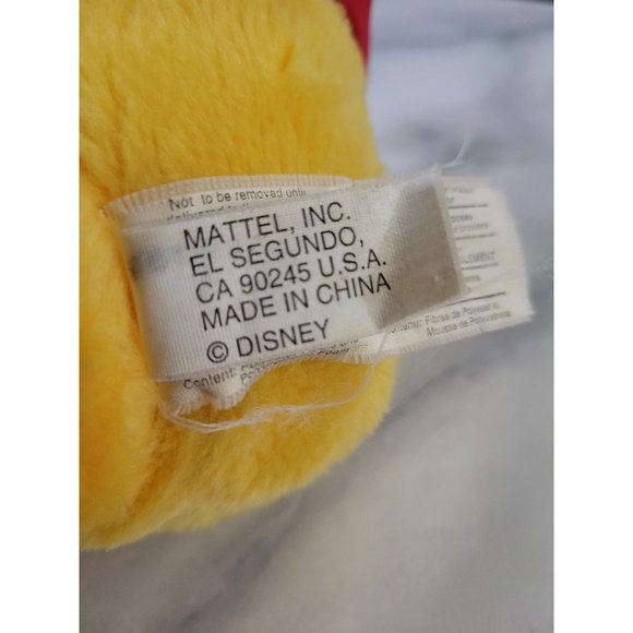 Vintage Disney Mattel Plush Pooh Bear - Picture 4 of 5